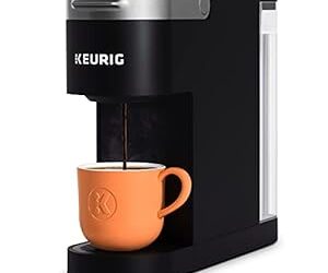 Keurig K-Slim Single Serve K-Cup Pod Coffee Maker, Featuring Simple Push Button Controls And MultiStream Technology, Black