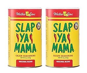 Slap Ya Mama Cajun Seasoning 8 oz Each (2 Items Per Order)